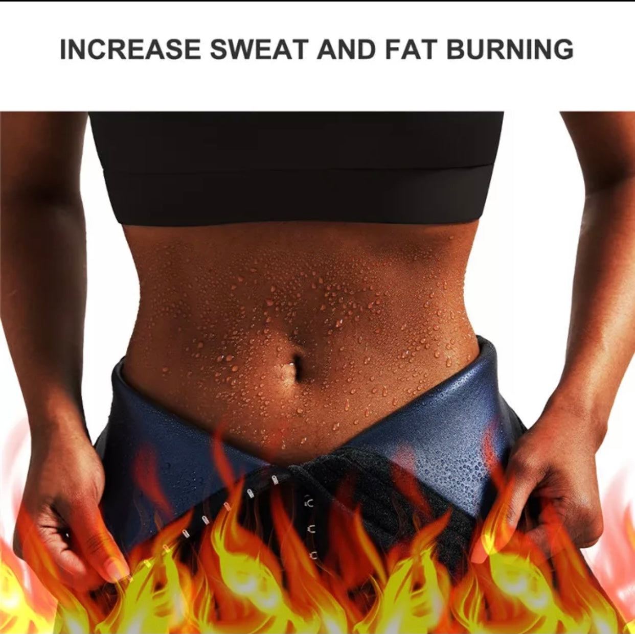 Tummy control waist trainer corset leggings