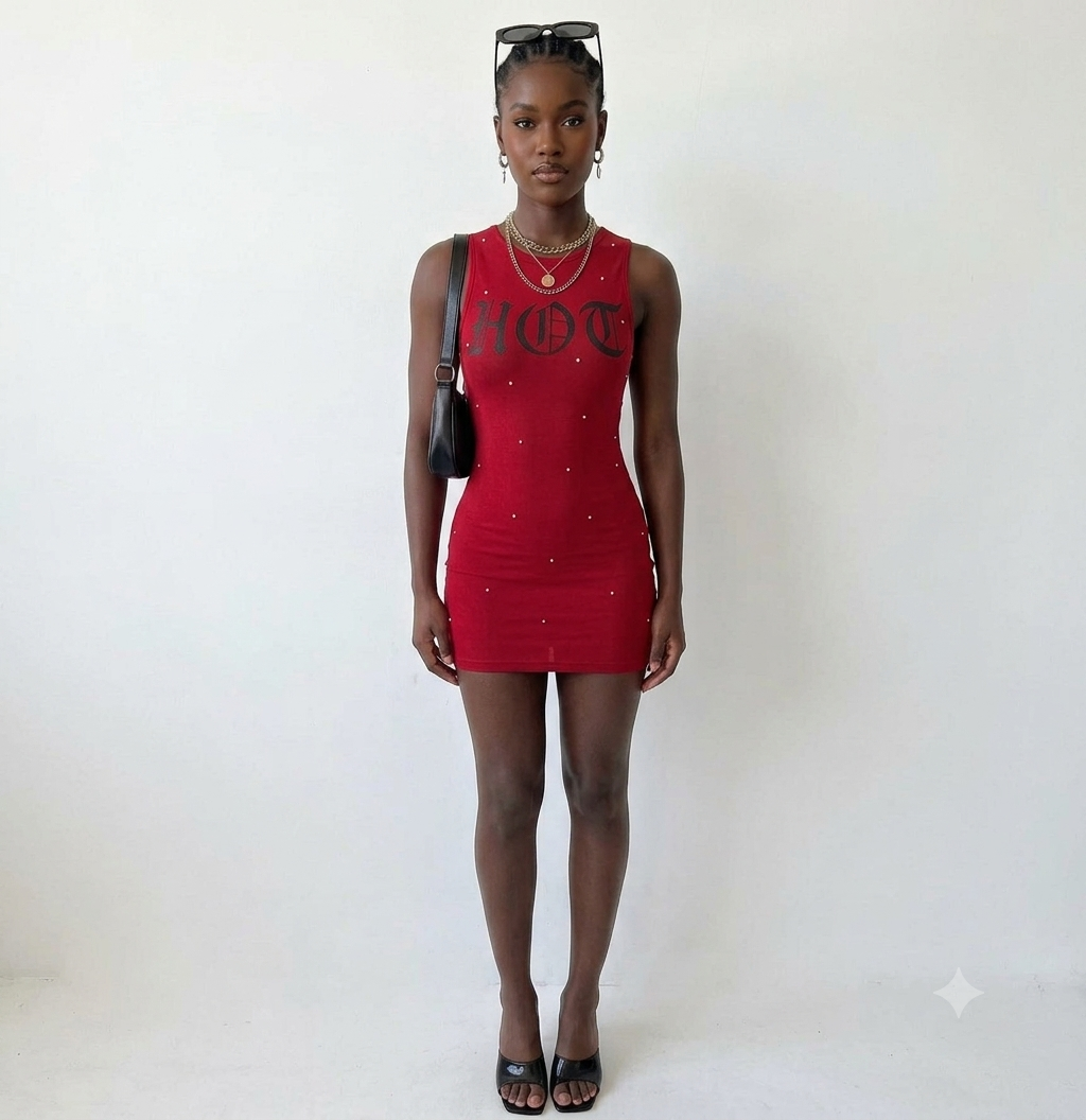 Red hott dress
