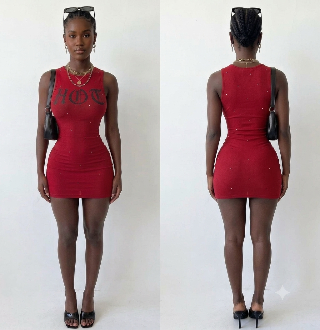 Red hott dress