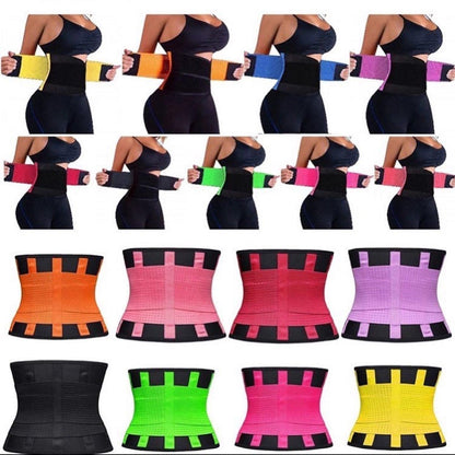 Double compression waist trainers