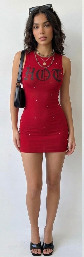 Red hott dress