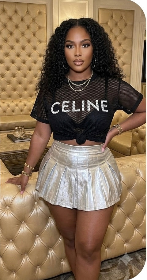 Celine Mesh Top