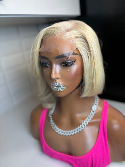 ✨ Luxury Blonde Bob – Glueless Ready-to-Wear Wig ✨