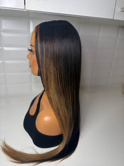 26” Glueless closure wig