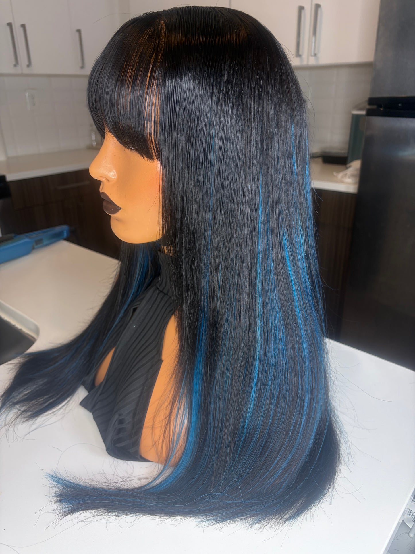 Blue black Glue less unit