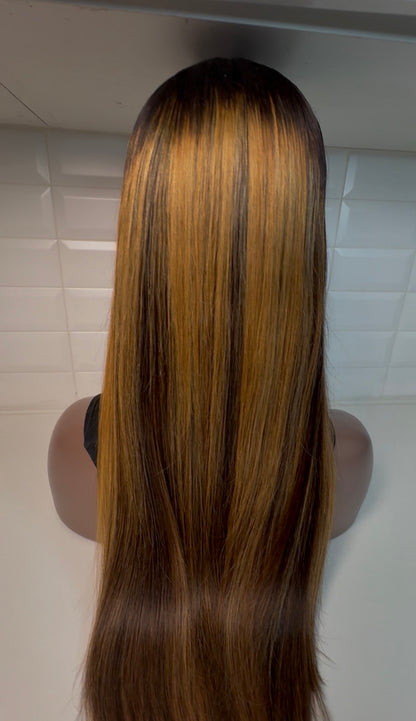 Ready to ship 28” wig (sun kiss)