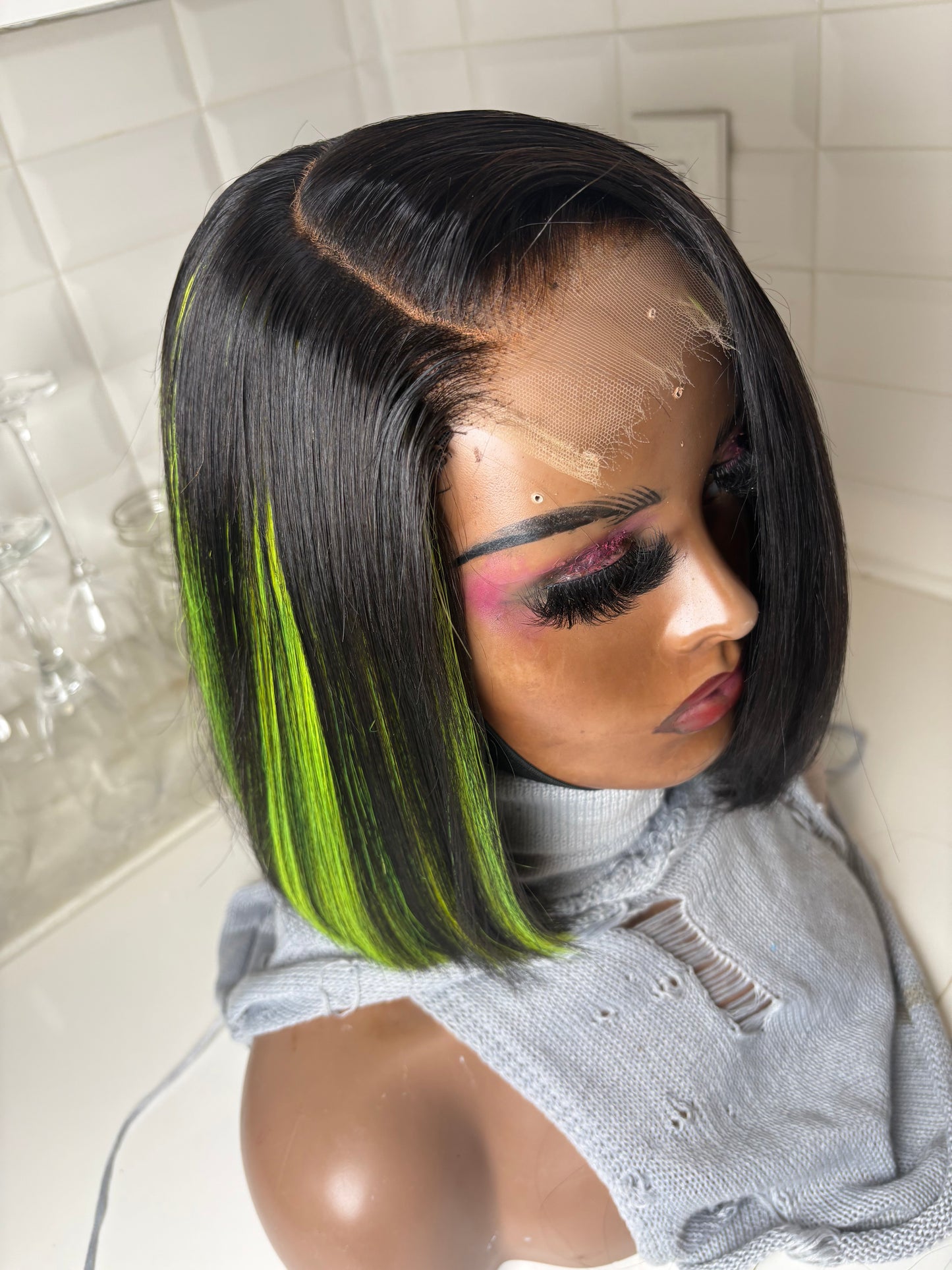 Bob slime wig