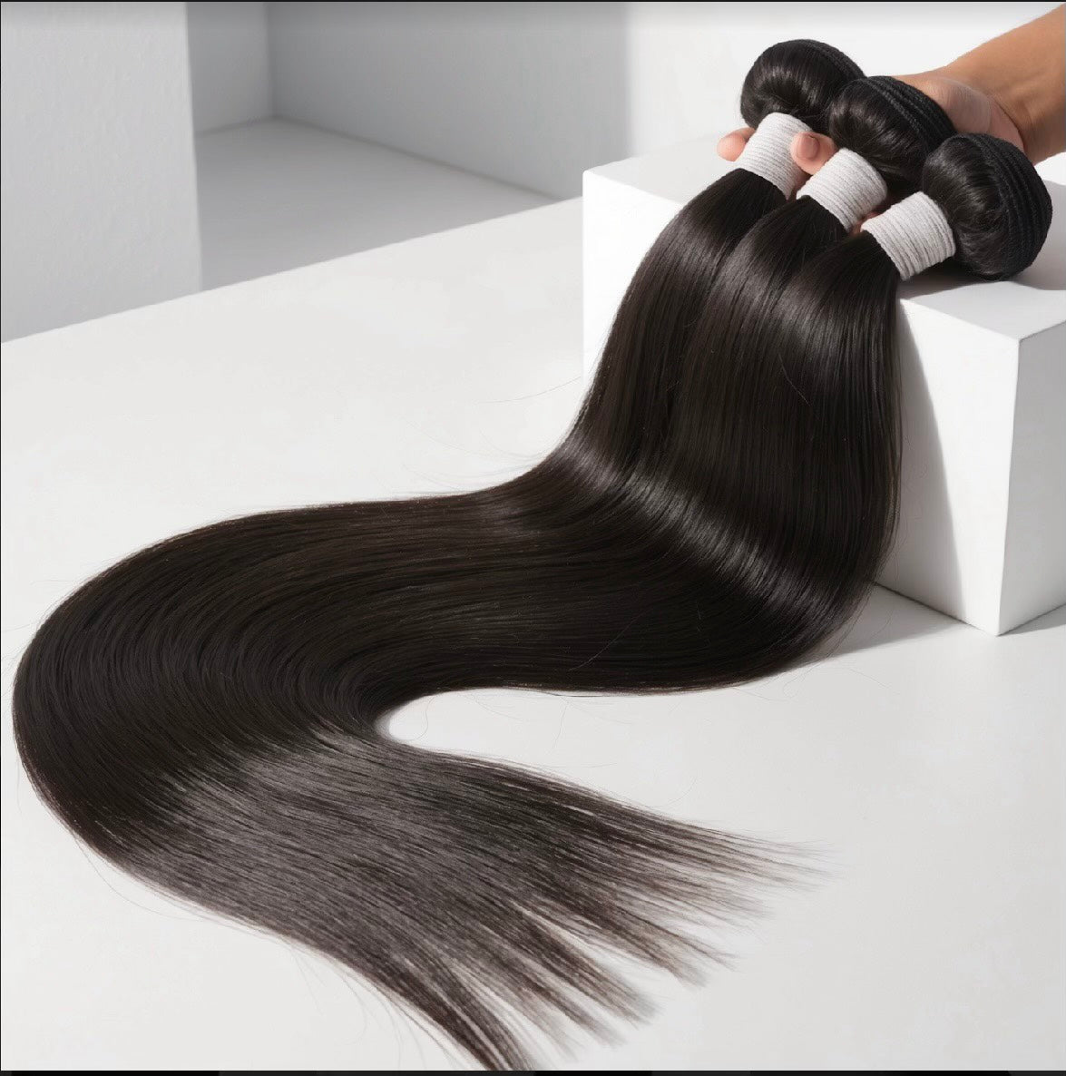 Double Drawn Raw Virgin Hair Straight Bundles