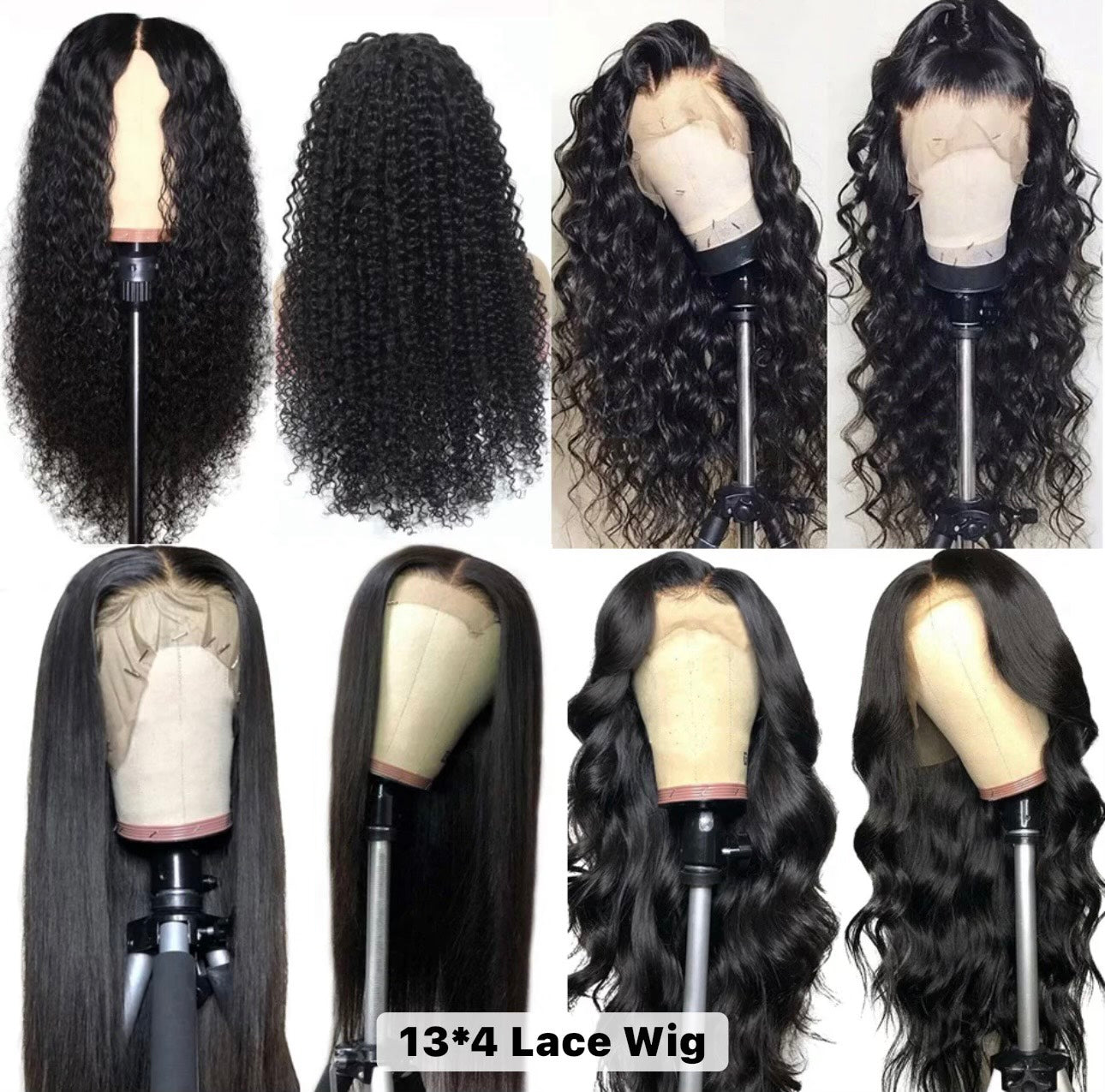 Raw Virgin HD Lace Wigs + (5x 5 or 13 x 4) + (Straight or Body Wave)