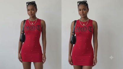 Red hott dress