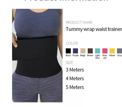 Unisex Tummy waist wrap  band